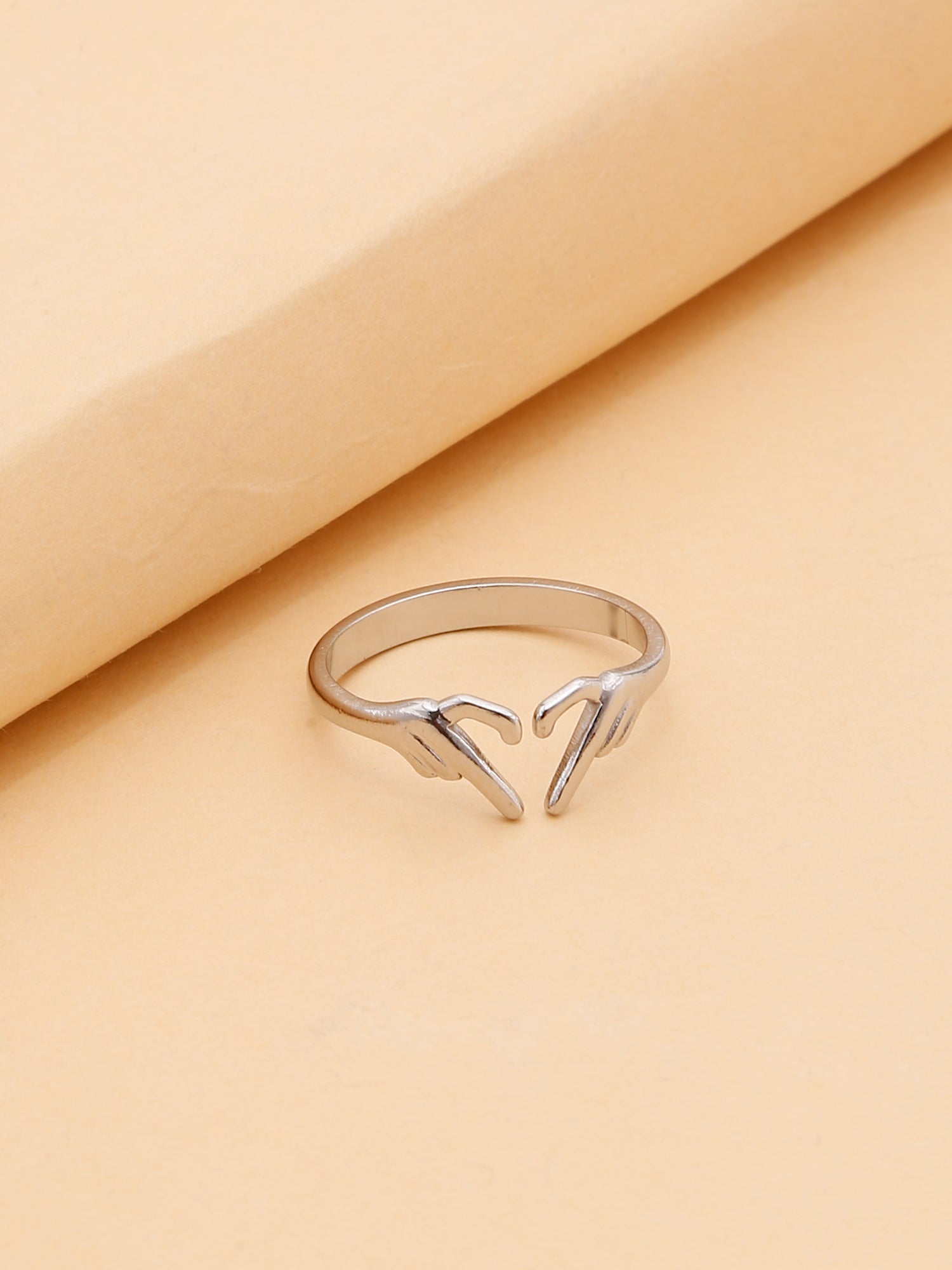 Heart Adjustable Open Ring