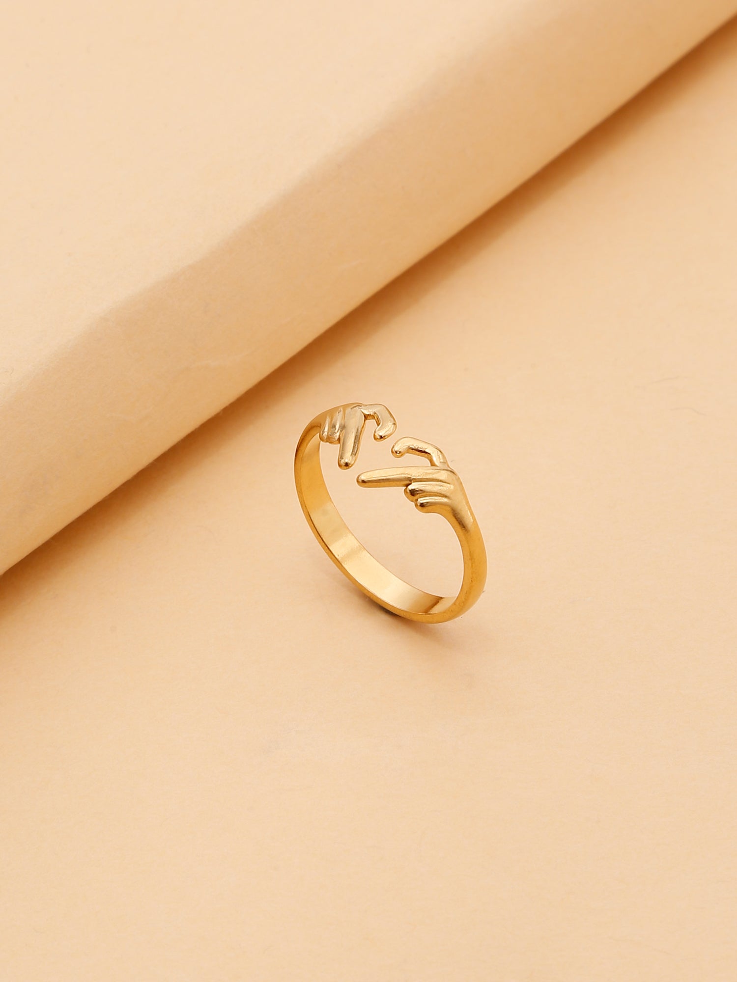 Heart Adjustable Open Ring