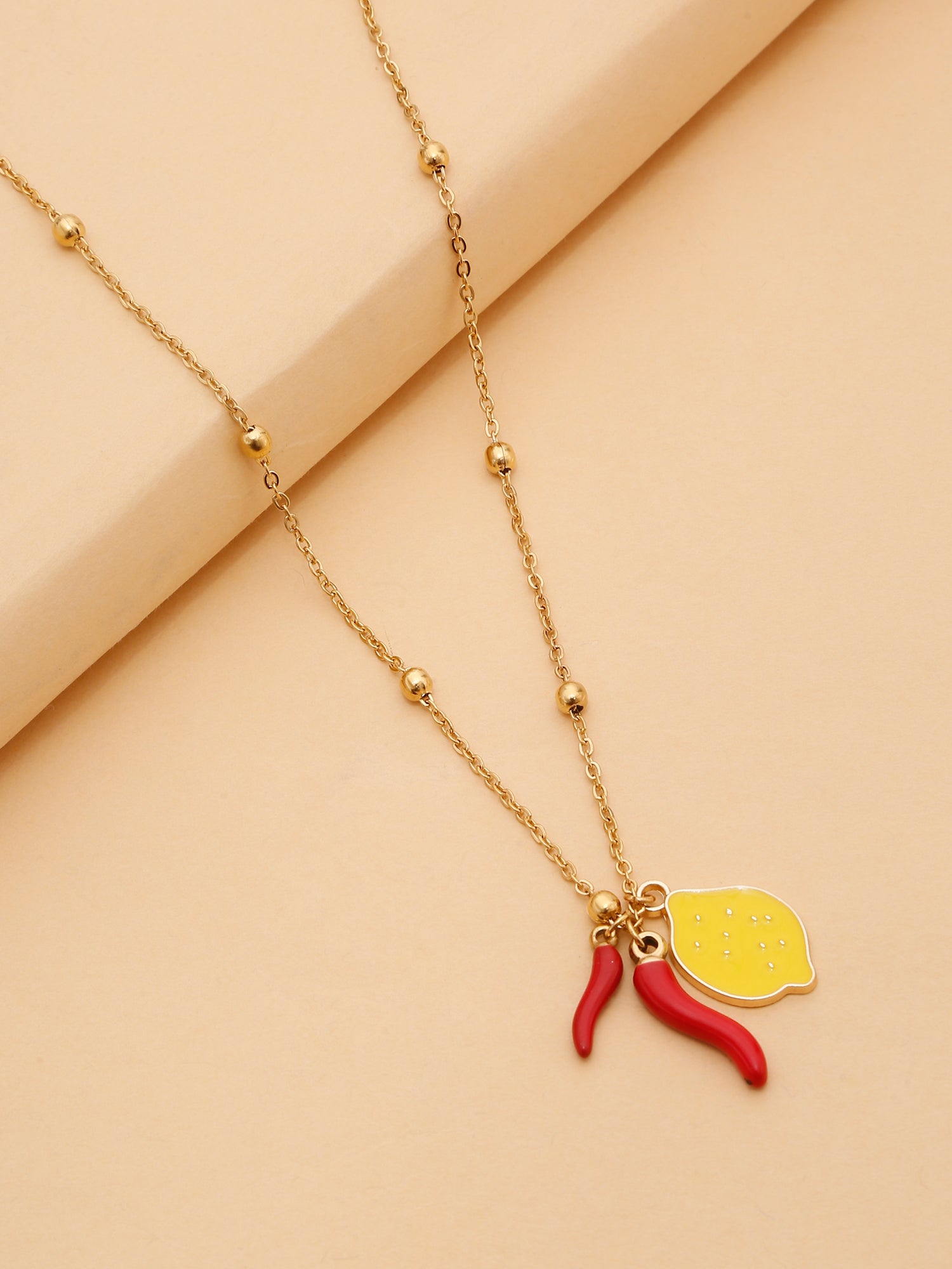 Chili Charm Pendant Necklace