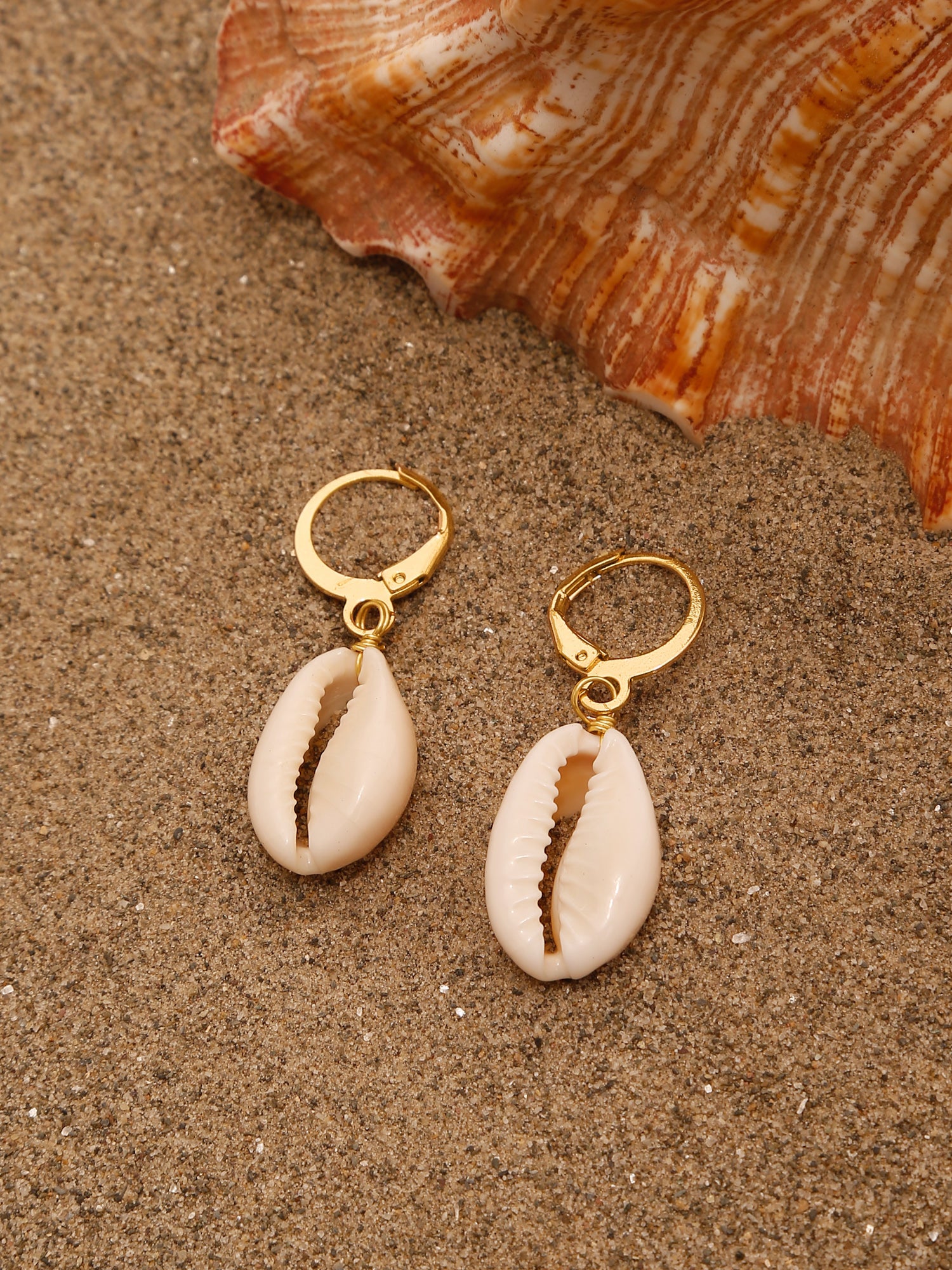 Puka Shell Drop Earrings