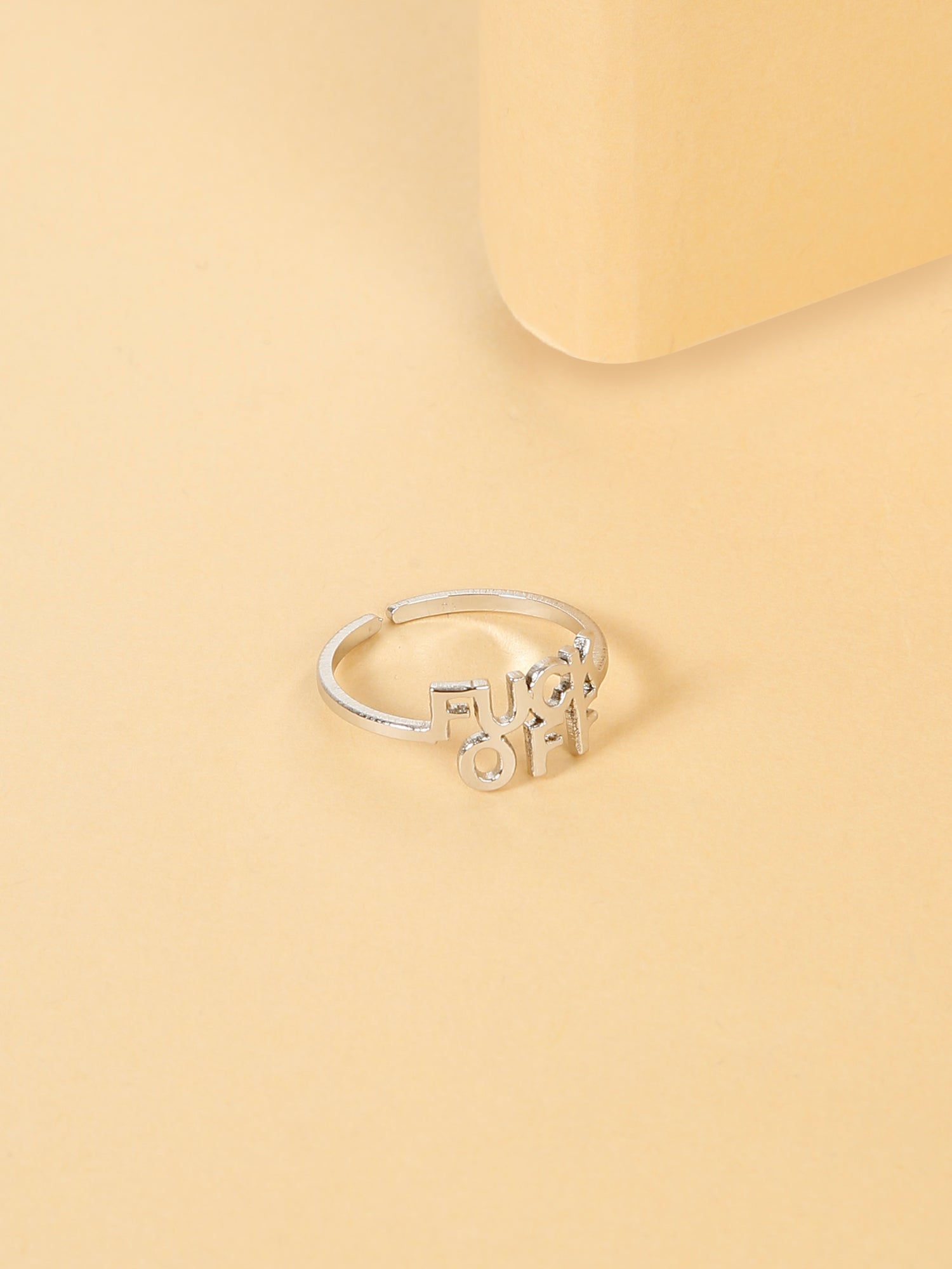 Punk Letter Ring