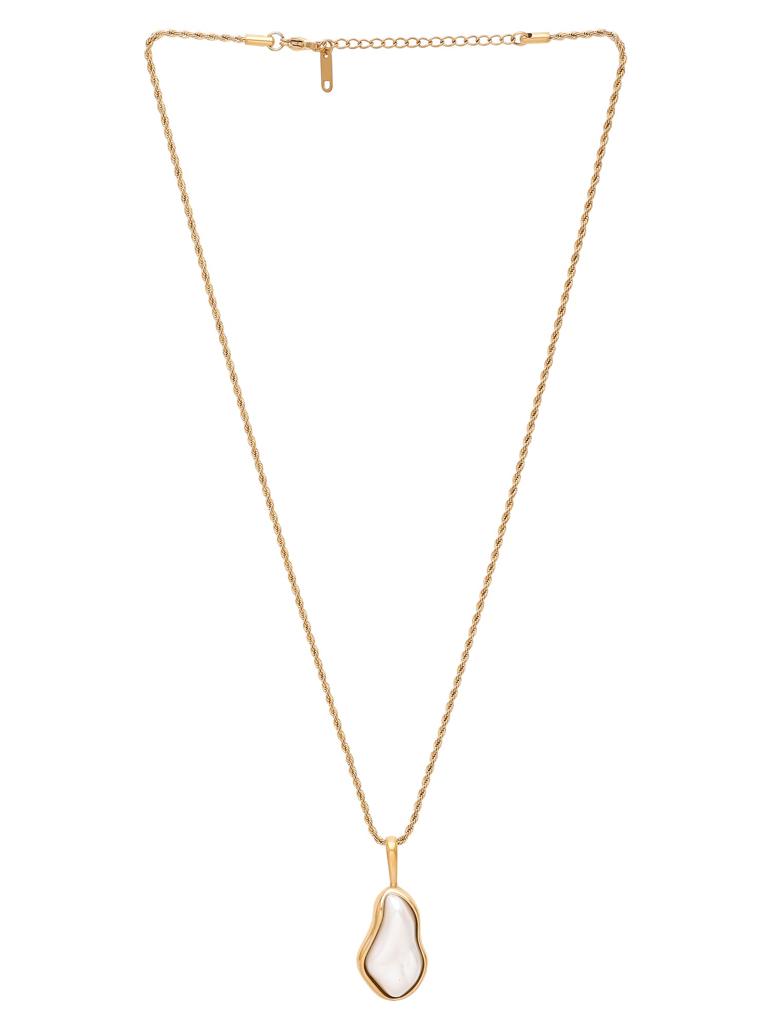 1Pc Women's Pearl Pendant Necklace – Vintage Elegant