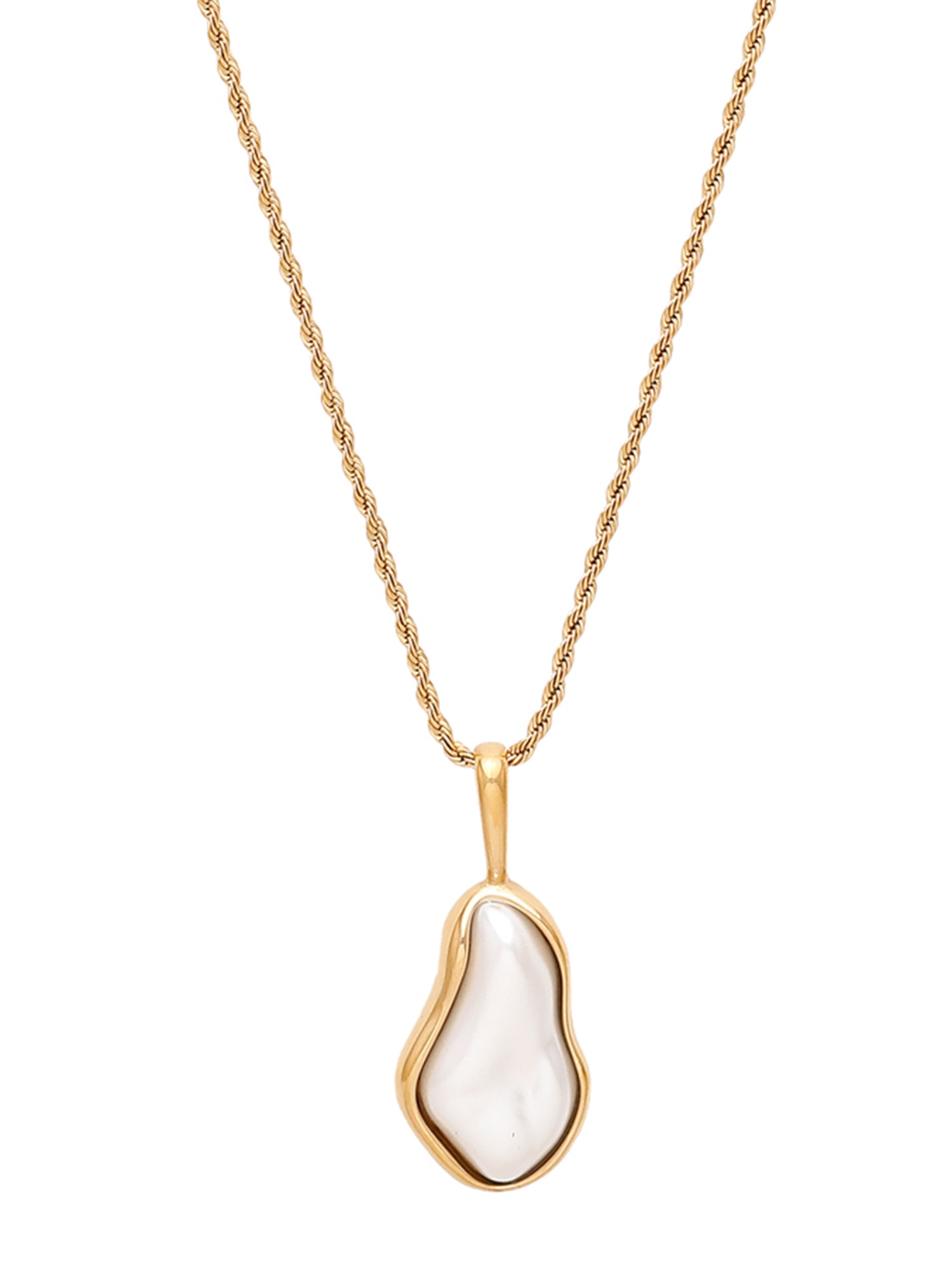 1Pc Women's Pearl Pendant Necklace – Vintage Elegant