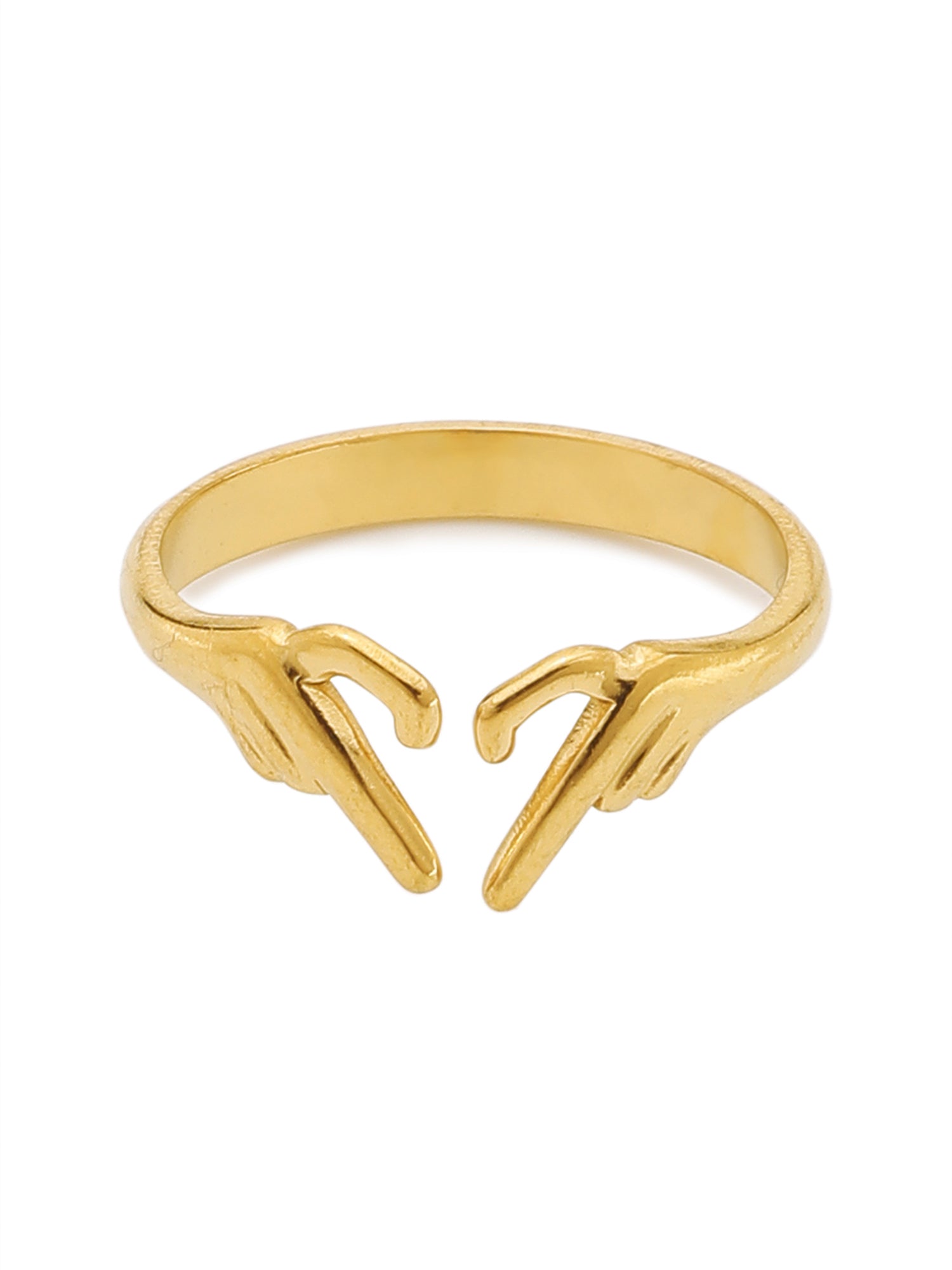 Heart Adjustable Open Ring