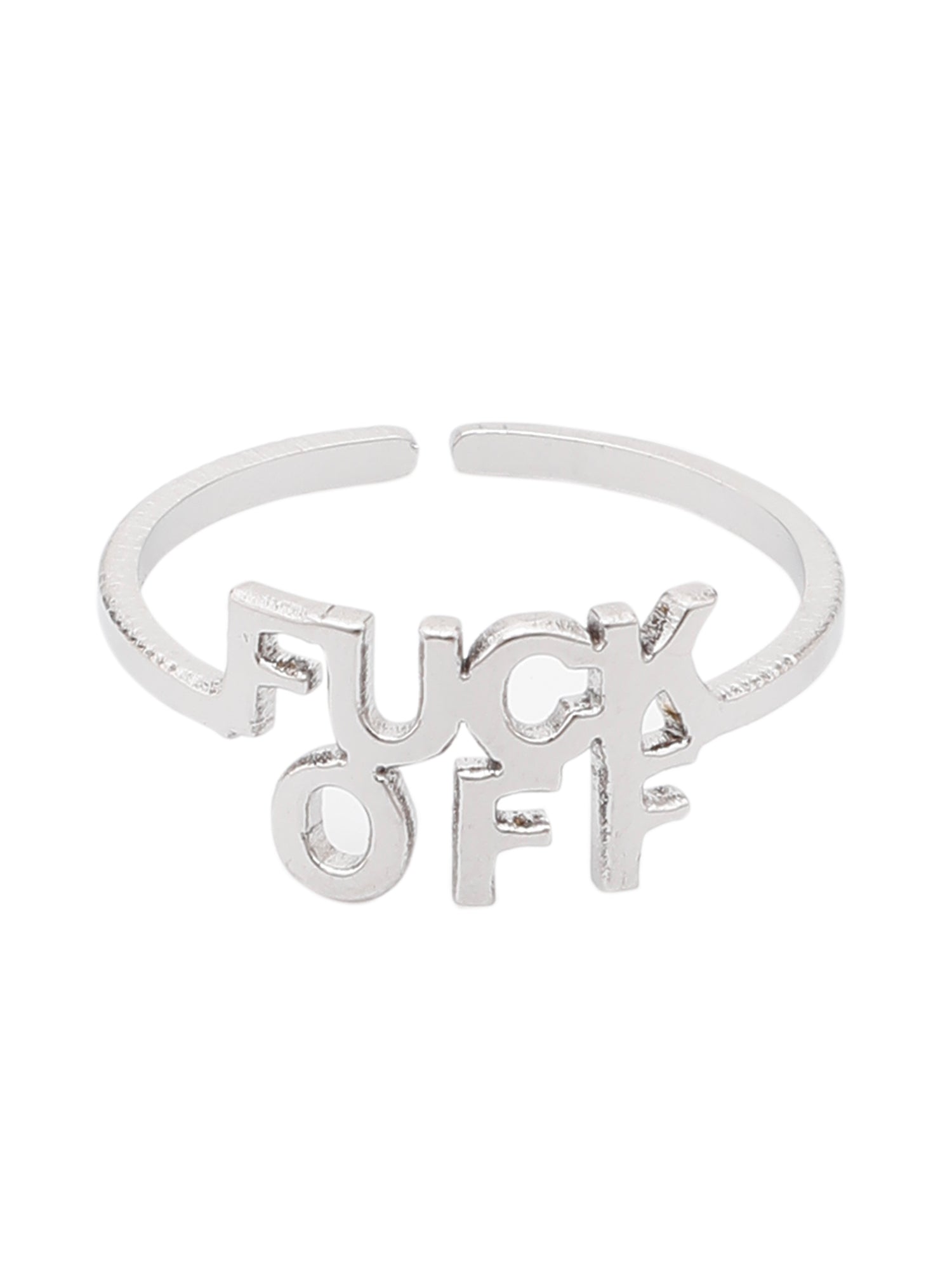 Punk Letter Ring