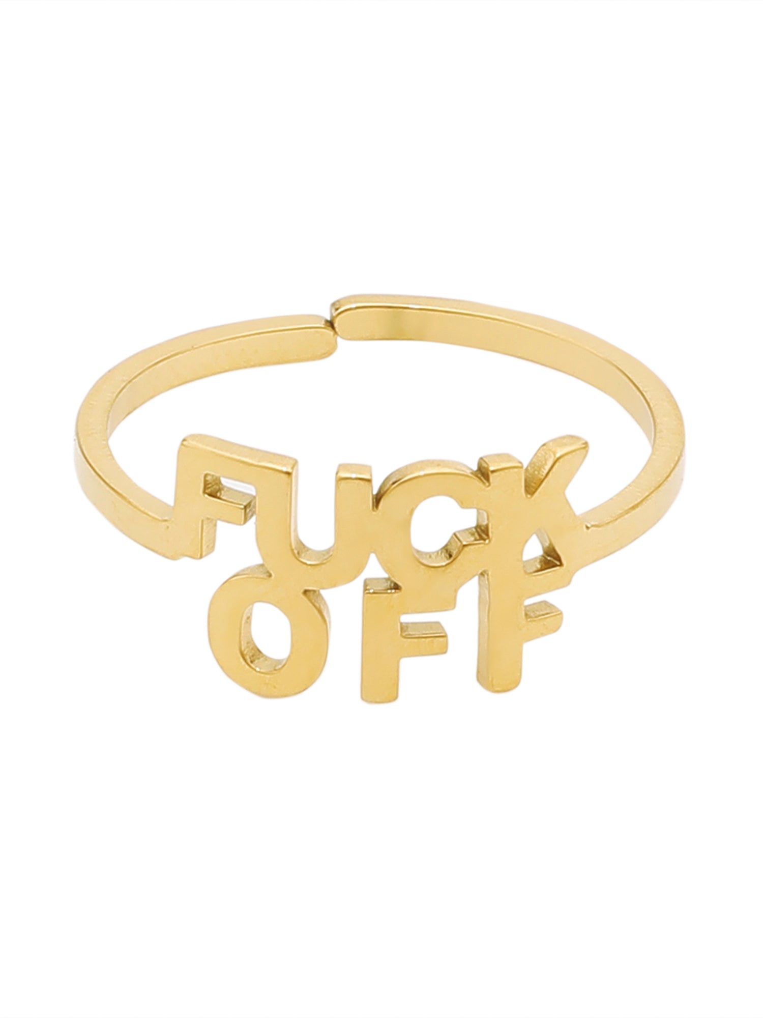 Punk Letter Ring