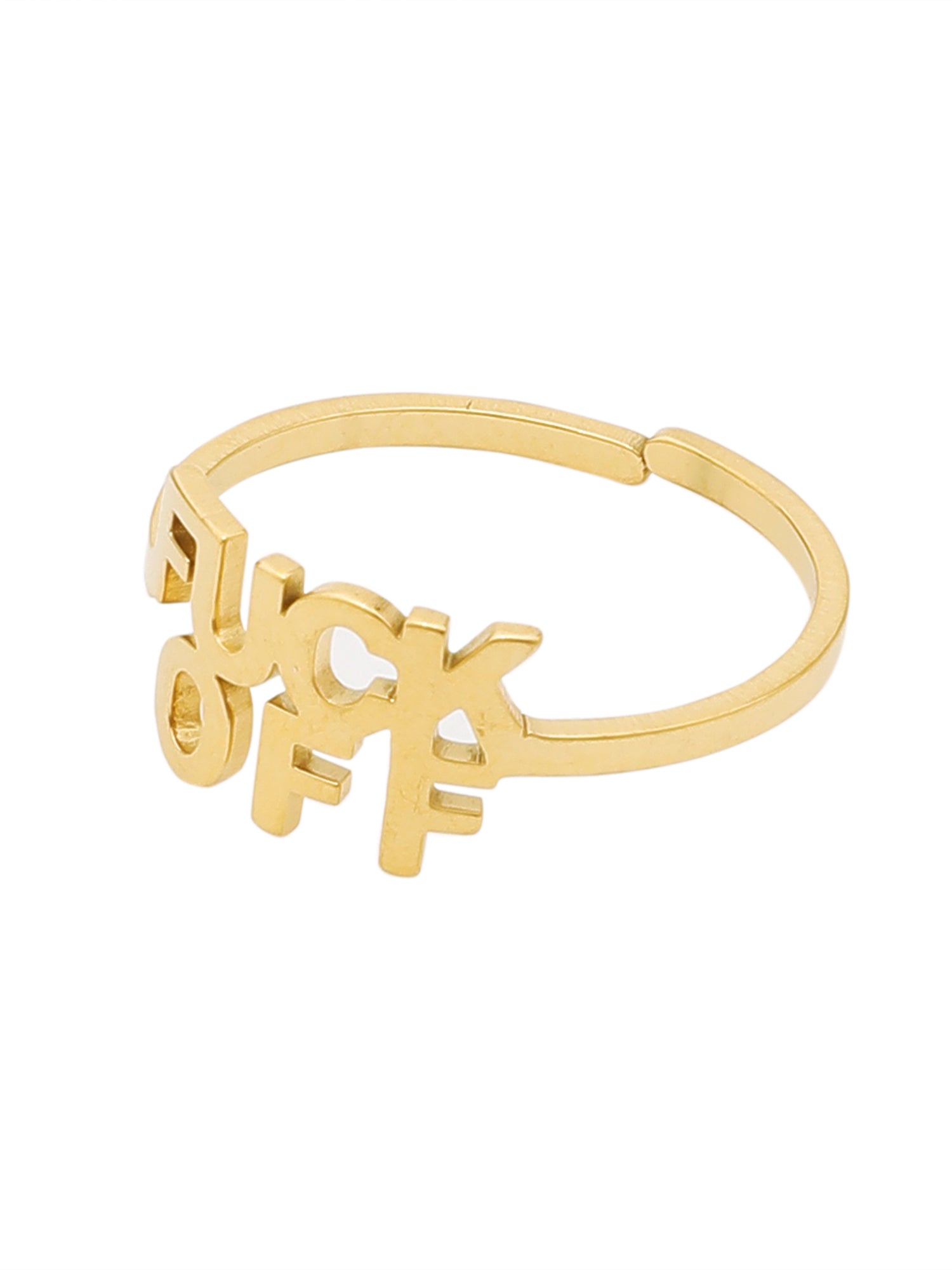 Punk Letter Ring