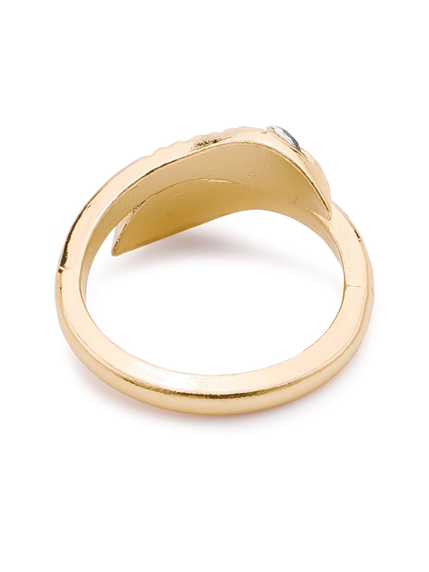 18k Gold-Plated Shiny Snake Adjustable Ring