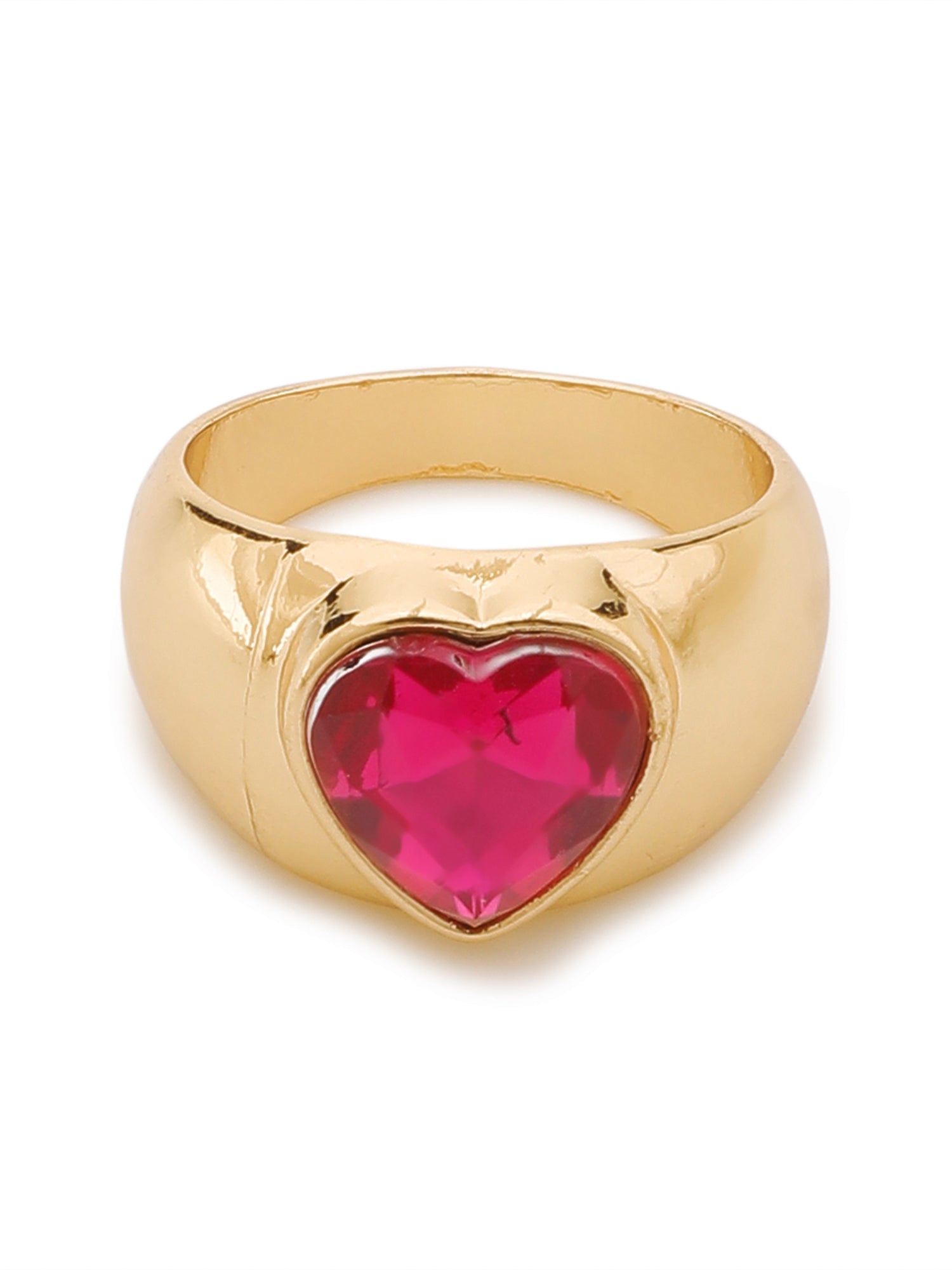 Imoli Snake & Rhinestone Ring Set – 5-Piece 18K Gold Plated Glam Stack