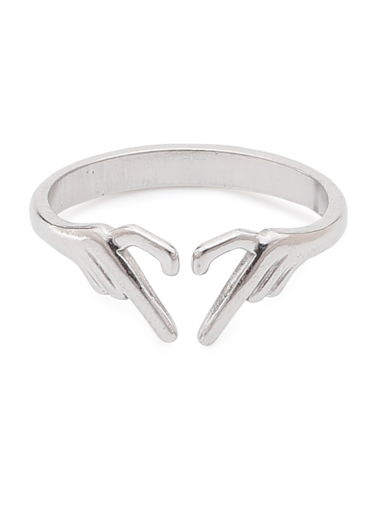 Heart Adjustable Open Ring