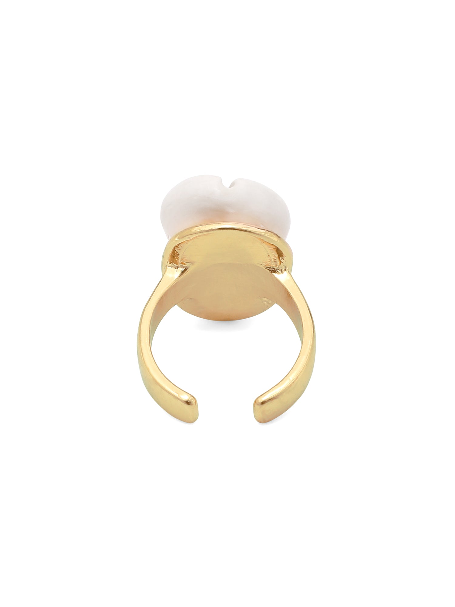 Light Luxury Cowrie Shell Statement Ring