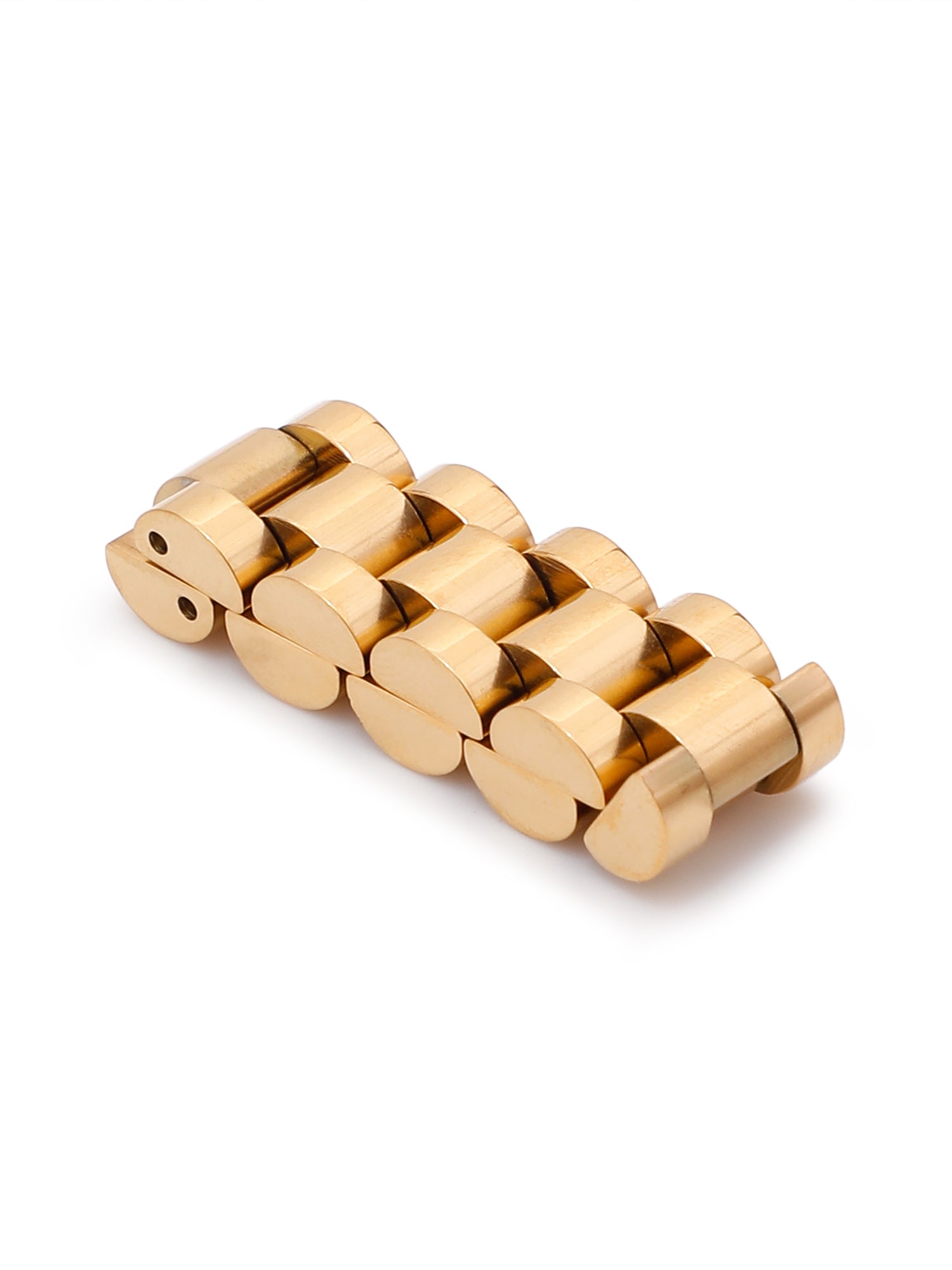 Luxury 18K Gold-Plated Chunky Link Chain Ring for Women | Bold Wide Strap Style