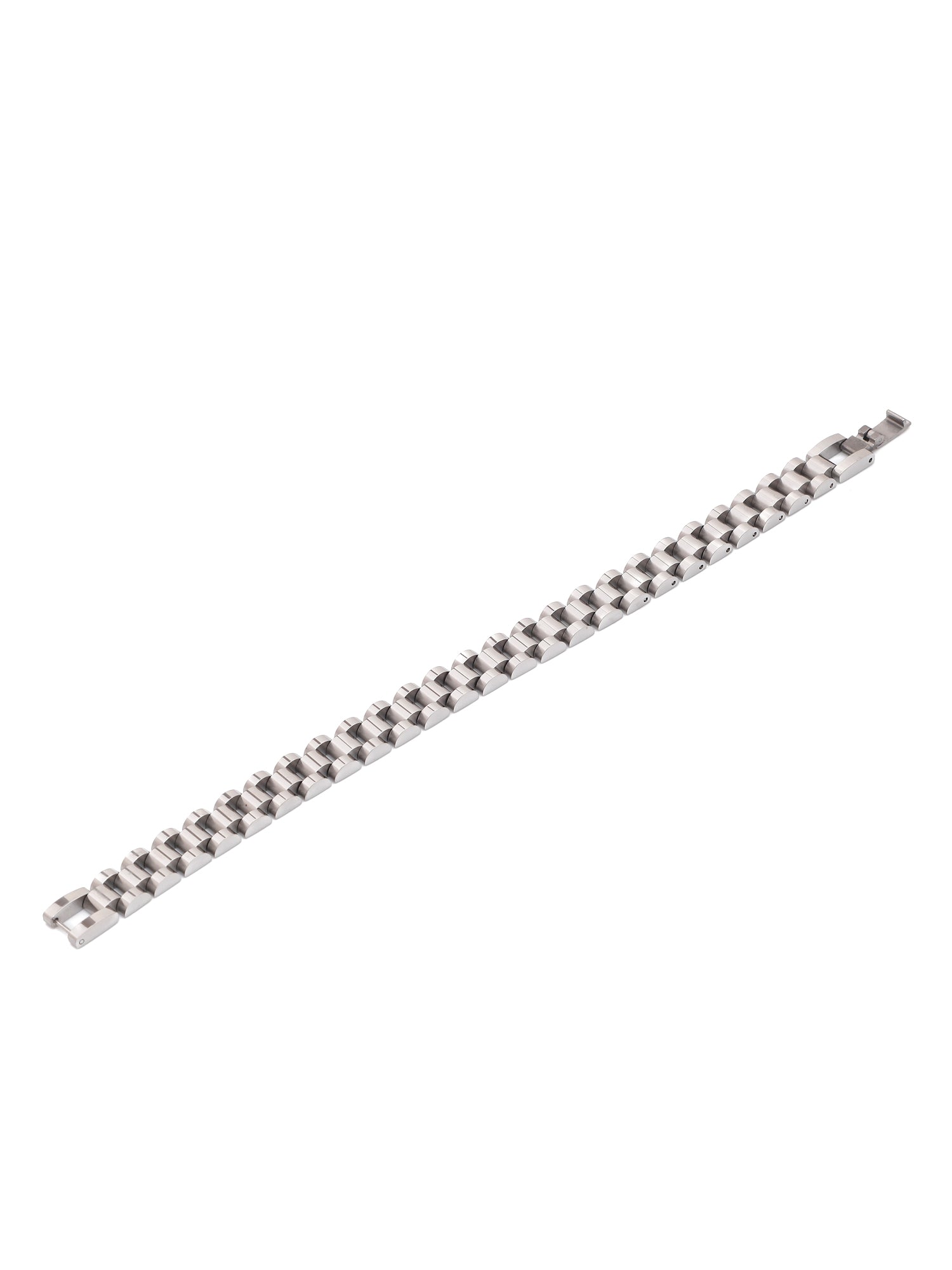 Classic Watchband Strap Bracelet – 18K Gold Plated Metal Elegance for Him & Her
