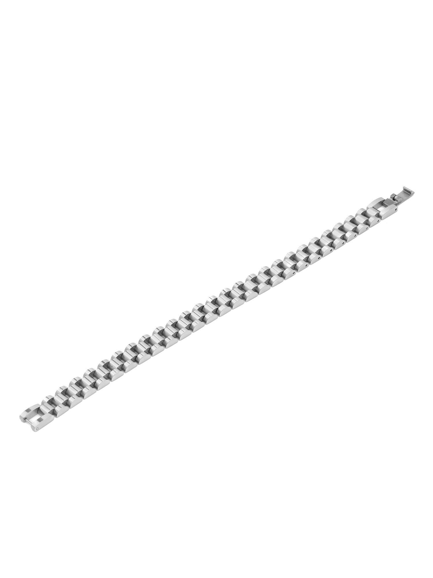 Metal Watch Band Strap Silver Bracelet